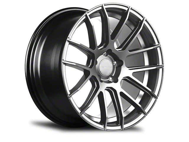 Avid.1 Wheels SL-01 Hyper Black Wheel; 18x9.5 (10-14 Mustang GT w/o Performance Pack, V6)