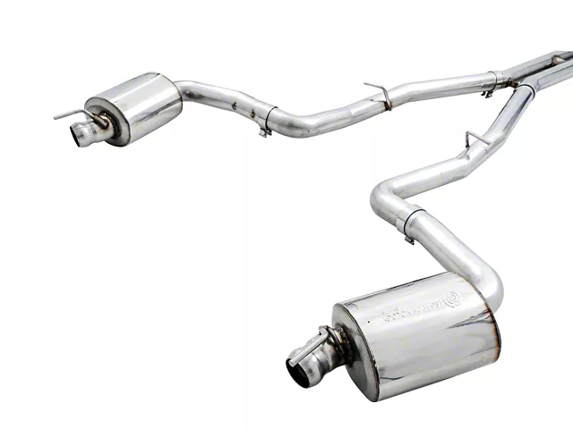 AWE Touring Edition Cat-Back Exhaust; Non-Resonated (15-23 6.4L HEMI Challenger)