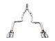 AWE Track Edition Cat-Back Exhaust with Quad Chrome Silver Tips (15-23 6.4L HEMI Challenger)