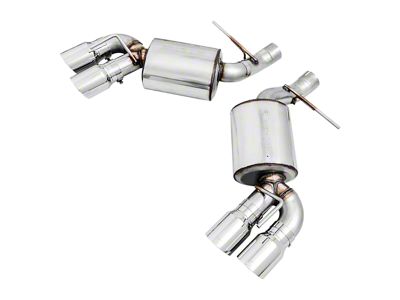 AWE Touring Edition Axle-Back Exhaust with Quad Chrome Silver Tips (16-24 6.2L Camaro w/ NPP Dual Mode Exhaust)