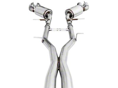 AWE Touring Edition Cat-Back Exhaust with Quad Chrome Silver Tips; Non-Resonated (16-24 6.2L Camaro w/ NPP Dual Mode Exhaust)