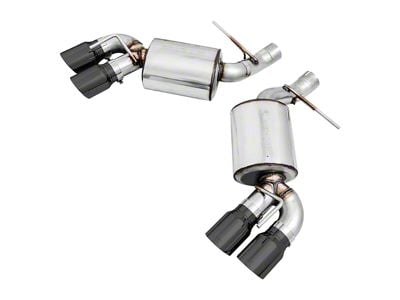 AWE Touring Edition Axle-Back Exhaust with Quad Diamond Black Tips (16-24 6.2L Camaro w/ NPP Dual Mode Exhaust)