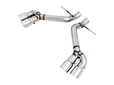 AWE Track Edition Axle-Back Exhaust with Quad Chrome Silver Tips (16-24 6.2L Camaro w/ NPP Dual Mode Exhaust)