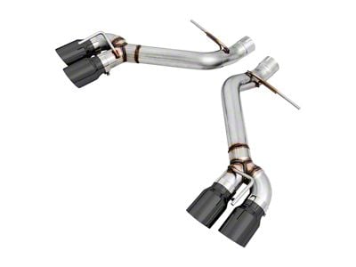 AWE Track Edition Axle-Back Exhaust with Quad Diamond Black Tips (16-24 6.2L Camaro w/ NPP Dual Mode Exhaust)
