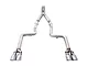 AWE Track Edition Cat-Back Exhaust with Quad Chrome Silver Tips (17-23 5.7L HEMI Challenger)
