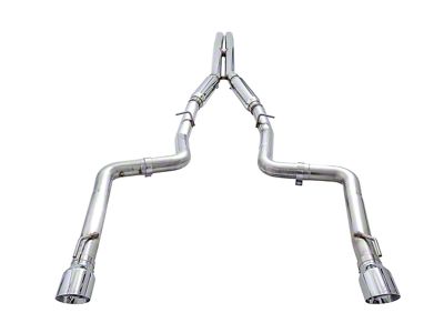 AWE Track Edition Cat-Back Exhaust with Chrome Silver Tips (17-23 5.7L HEMI Charger)