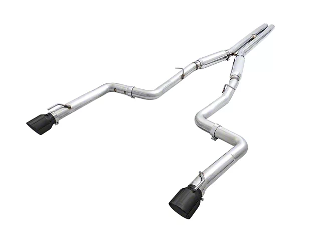 AWE Track Edition Cat-Back Exhaust with Diamond Black Tips (15-23 6.4L HEMI Charger)