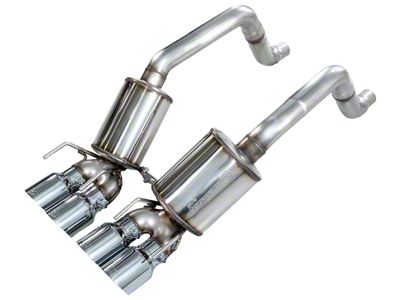 AWE Touring Edition Axle-Back Exhaust with Chrome Silver Tips (05-08 Corvette C6 Base)