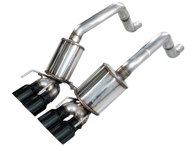 AWE Touring Edition Axle-Back Exhaust with Diamond Black Tips (05-08 Corvette C6 Base)