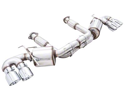 AWE Touring Edition Cat-Back Exhaust with Quad Chrome Silver Tips (20-25 6.2L Corvette C8)