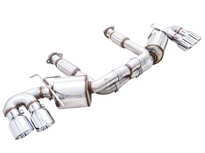 AWE Touring Edition Cat-Back Exhaust with Quad Chrome Silver Tips (20-24 6.2L Corvette C8)