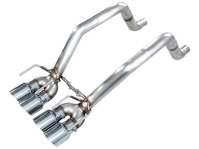 AWE Track Edition Axle-Back Exhaust with Chrome Silver Tips (09-13 Corvette C6 Base, Grand Sport)