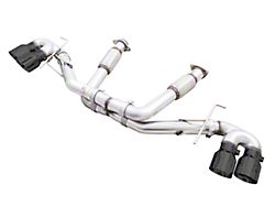 AWE Track Edition Cat-Back Exhaust with Quad Diamond Black Tips (20-25 6.2L Corvette C8)