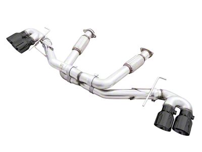 AWE Track Edition Cat-Back Exhaust with Quad Diamond Black Tips (20-25 6.2L Corvette C8)
