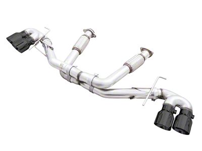 AWE Track Edition Cat-Back Exhaust with Quad Diamond Black Tips (20-24 6.2L Corvette C8)