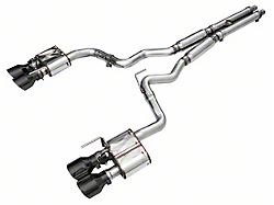 AWE SwitchBack Cat-Back Exhaust with Diamond Black Tips (21-23 Mustang Mach 1)