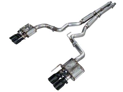 AWE SwitchPath Cat-Back Exhaust with Diamond Black Tips (18-23 Mustang GT Fastback w/ Active Exhaust)