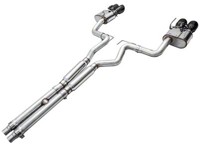 AWE SwitchPath Cat-Back Exhaust with Diamond Black Tips (2024 Mustang GT Fastback w/ Active Exhaust)