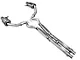 AWE Touring Edition Cat-Back Exhaust with Chrome Silver Tips (2024 Mustang GT Fastback w/o Active Exhaust)