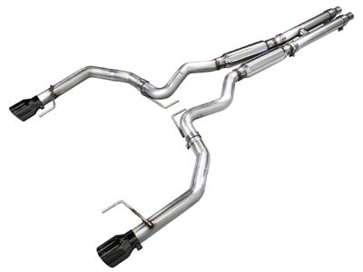 AWE Track Edition Cat-Back Exhaust with Diamond Black Tips (24-25 Mustang GT Fastback w/o Active Exhaust)