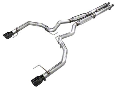 AWE Track Edition Cat-Back Exhaust with Diamond Black Tips (2024 Mustang GT Fastback w/o Active Exhaust)