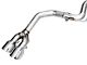 AWE Track Edition Cat-Back Exhaust with Quad Chrome Silver Tips (2024 Mustang Dark Horse)