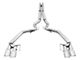 AWE Track Edition Cat-Back Exhaust with Chrome Silver Tips (15-17 Mustang GT Premium Fastback w/ GT350 Rear Valance)