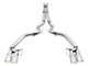 AWE Track Edition Cat-Back Exhaust with Chrome Silver Tips (18-23 Mustang GT Fastback w/ Active Exhaust)