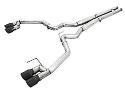 AWE Track Edition Cat-Back Exhaust with Diamond Black Tips (18-23 Mustang GT Fastback w/ Active Exhaust)