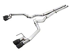 AWE Track Edition Cat-Back Exhaust with Diamond Black Tips (18-23 Mustang GT Fastback w/o Active Exhaust)