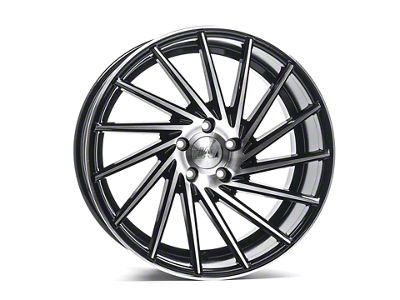 Axe Wheels ZX1 Black and Polished Face Wheel; 20x8.5 (06-10 RWD Charger)