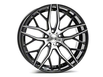Axe Wheels ZX11 Black and Polished Face Wheel; 20x10 (06-10 RWD Charger)