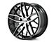 Axe Wheels ZX11 Black and Polished Face Wheel; 20x8.5 (07-10 AWD Charger)