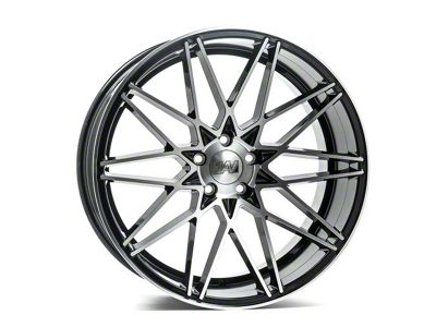 Axe Wheels ZX4 Black and Polished Face Wheel; 20x9; 25mm Offset (06-10 RWD Charger)
