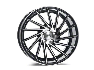 Axe Wheels ZX1 Black and Polished Face Wheel; 20x8.5 (17-23 AWD Challenger)