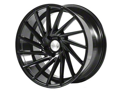 Axe Wheels ZX1 Satin Black Wheel; 20x8.5; 25mm Offset (08-23 RWD Challenger, Excluding Widebody)