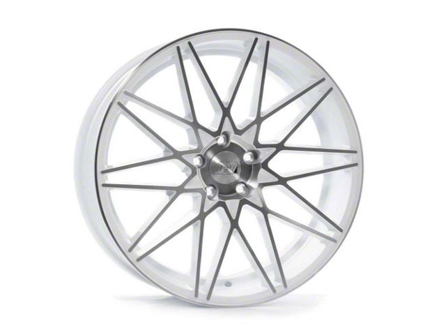 Axe Wheels ZX4 White Wheel; Rear Only; 20x10.5 (08-23 RWD Challenger, Excluding Widebody)