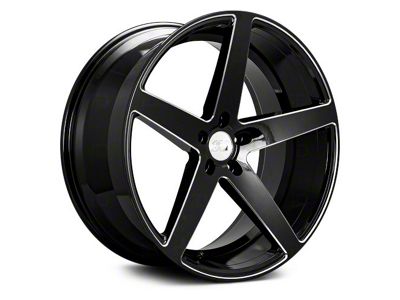 Axe Wheels ZX9 Gloss Black Wheel; 20x8.5; 40mm Offset (17-23 AWD Challenger)