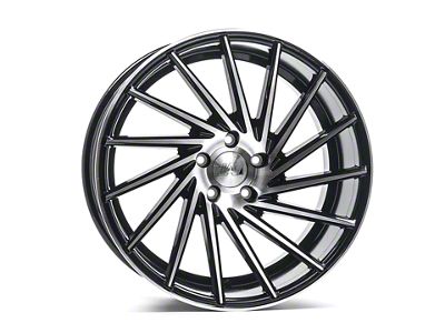 Axe Wheels ZX1 Black and Polished Face Wheel; 20x8.5; 40mm Offset (11-23 AWD Charger)