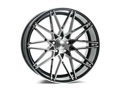 Axe Wheels ZX4 Black and Polished Face Wheel; Rear Only; 20x10.5 (11-23 AWD Charger)