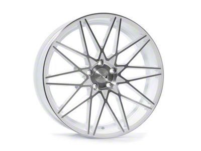 Axe Wheels ZX4 White Wheel; Rear Only; 20x10.5 (11-23 RWD Charger, Excluding Widebody)