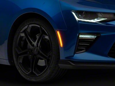 Raxiom Axial Series LED Front and Rear Side Markers; Clear (16-24 Camaro)