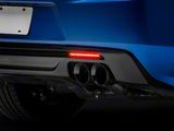Raxiom Axial Series LED Rear Diffuser Marker Lights; Smoked (16-18 Camaro)