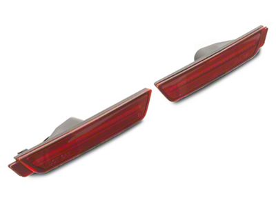 Raxiom Axial Series LED Rear Marker Lights; Red (10-15 Camaro)