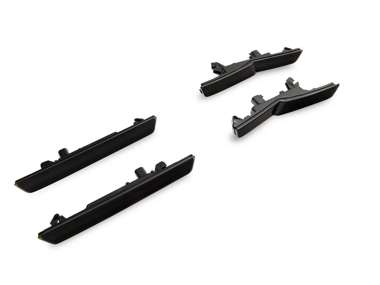 Raxiom Challenger Axial Series LED Side Marker Lights; Front and Rear; Smoked CH15223 (1823