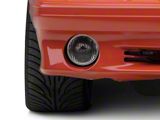 Complete Replacement Fog Light Glass Lens; Clear (87-93 Mustang GT, Cobra)