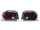 Crystal Eyes Tail Lights; Chrome Housing; Crystal Clear Lens (96-98 Mustang)