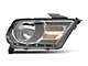 Raxiom Axial Series OEM Style Replacement Headlights; Chrome Housing; Clear Lens (10-12 Mustang w/ Factory Halogen Headlights)