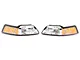 Raxiom Axial Series OEM Style Replacement Headlights; Chrome Housing; Clear Lens (99-04 Mustang)