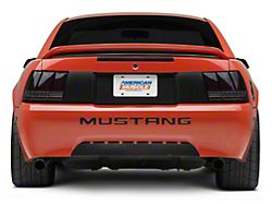 Sequential LED Tail Lights; Black Housing; Red Smoked Lens (99-04 Mustang, Excluding 99-01 Cobra)